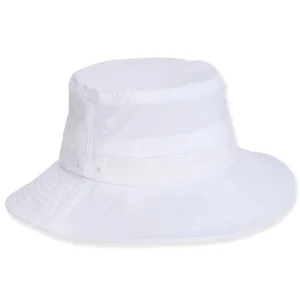 Women's White, Polyester Boonie, Brim 3" | Sun N Sand | HH3343 A