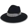 Women's Wool Felt Safari Ribbon Edge Trim | AD1402 A