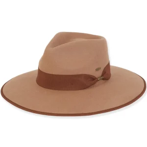 Women's Wool Felt Safari Ribbon Bead Trim | AD1509