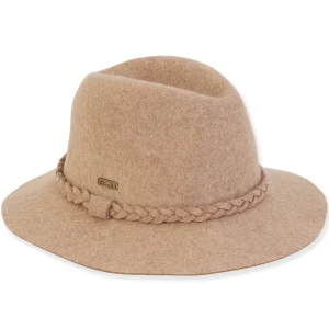 Women's Wool Felt Safari Self Braid Trim | AD1409
