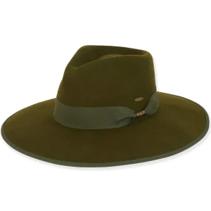 Women's Wool Felt Safari Ribbon Bead Trim | AD1509