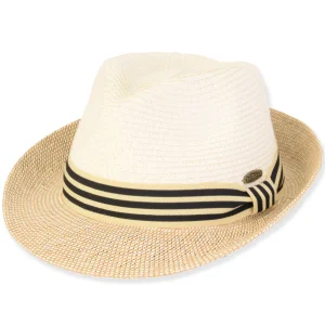 Wyatt | Men's Paper Braid Fedora Hat | HTT1202