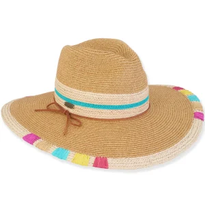 Zoe | Women's Paper Straw Safari Hat | HCJ404
